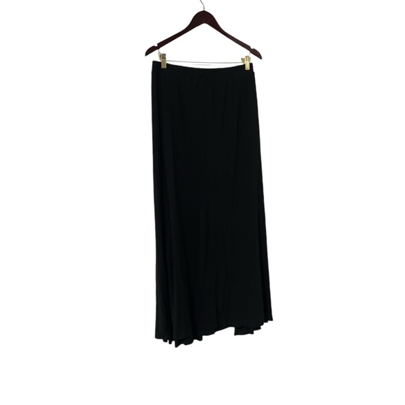 FOXBLOOD Darla Black High Waisted Knit Maxi Slit Skirt - Picture 7 of 9